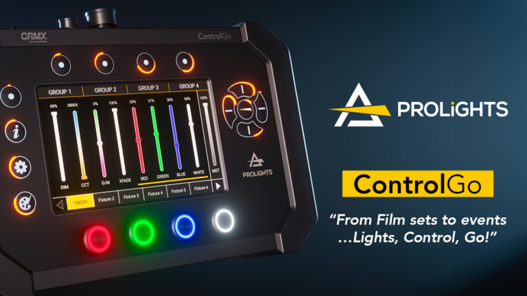 ControlGo – The portable DMX / RDM / CRMX controller for 1 universe on battery